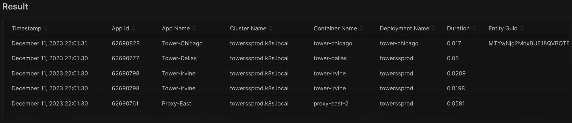 Select and From query A screenshot of a query with Select and From